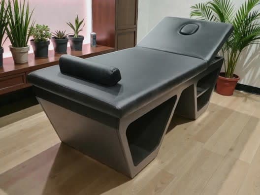 Siyah Modern Tasarım Masaj Yatağı - Profesyonel Spa Masaj Masası ve Sedyesi - Profesyonel spa ve wellness ekipmanı