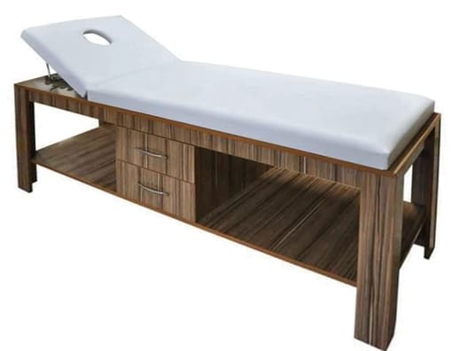 Çekmeceli ve Hareketli Başlıklı Masaj Yatağı - Fonksiyonel Terapi Masası ve Bakım Sedyesi - Profesyonel spa ve wellness ekipmanı