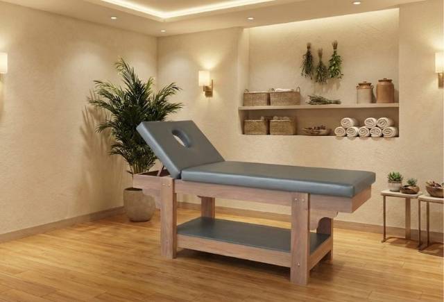 Hareketli Başlıklı Profesyonel Masaj Yatağı - Çok Amaçlı Spa ve Terapi Sedyesi - Profesyonel spa ve wellness ekipmanı