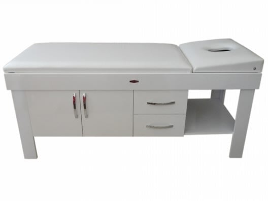 Çekmeceli ve Dolaplı Profesyonel Terapi Sedyesi - Profesyonel spa ve wellness ekipmanı