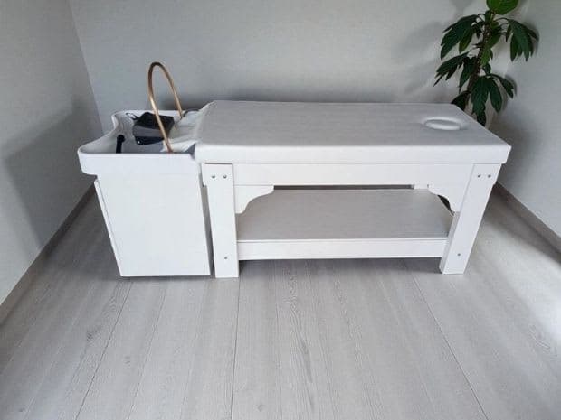 Profesyonel Kafa Masaj Yatağı - Arınma Ritüeli Kafa Masajı Sedyesi - Profesyonel spa ve wellness ekipmanı