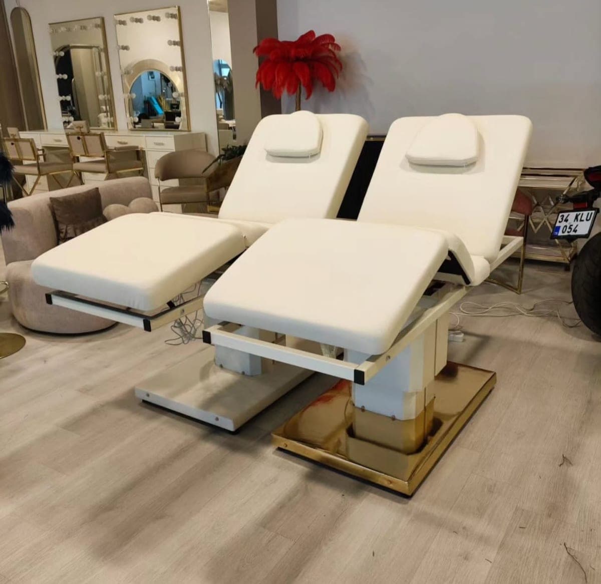 Profesyonel 3 Motorlu Cilt Bakım ve Estetik Yatağı - Premium Seri - Profesyonel spa ve wellness ekipmanı