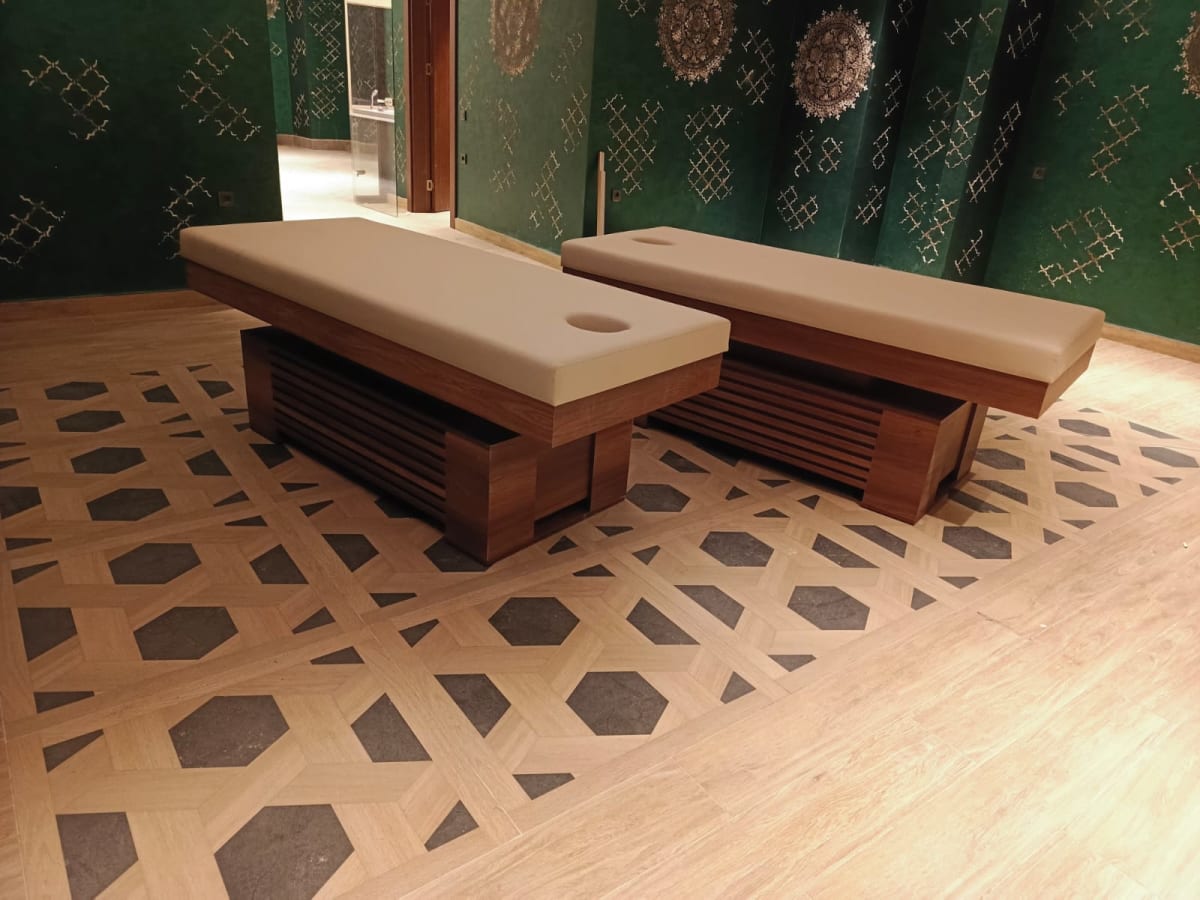 Vıp Tasarım Ahşap SPA Sedyesi - Profesyonel spa ve wellness ekipmanı