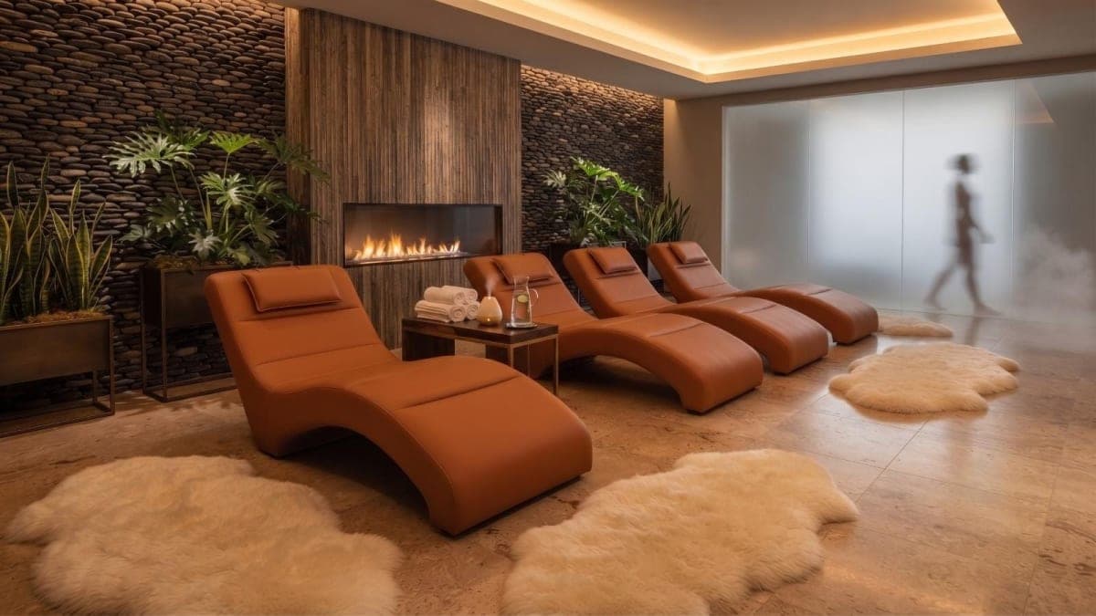 Ergonomik Spa Dinlenme Koltuğu (S-Kıvrımlı Relax Şezlongu) - Profesyonel spa ve wellness ekipmanı
