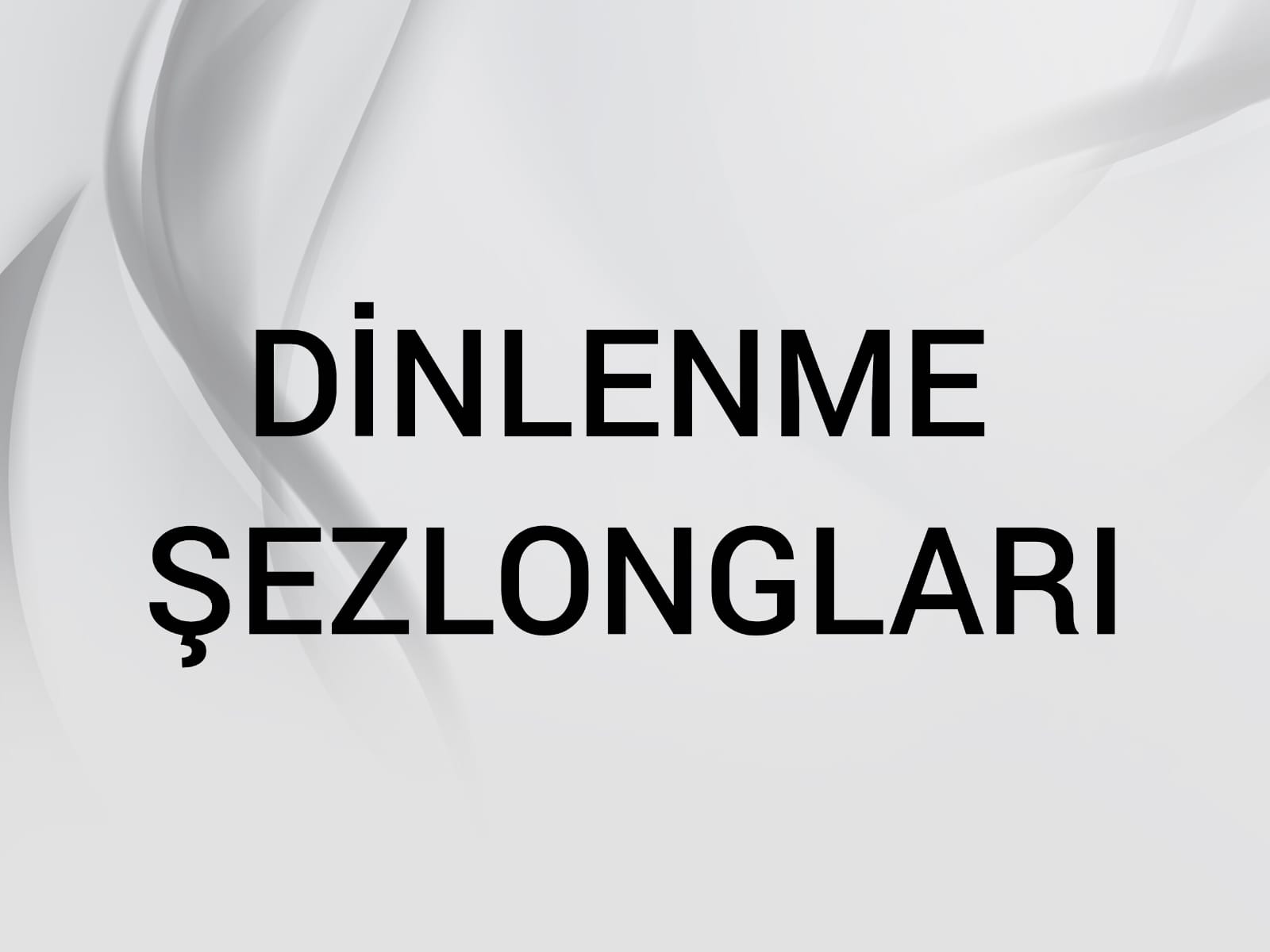 Dinlenme Şezlongları