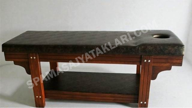 Masif Kayın İskeletli Profesyonel Masaj Masası