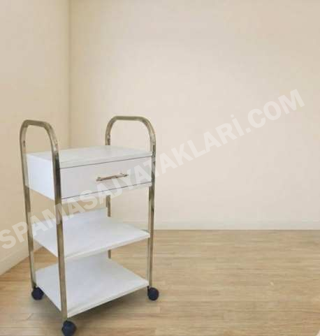 Metal Cilt Bakım Etejeri ve Cihaz Arabası