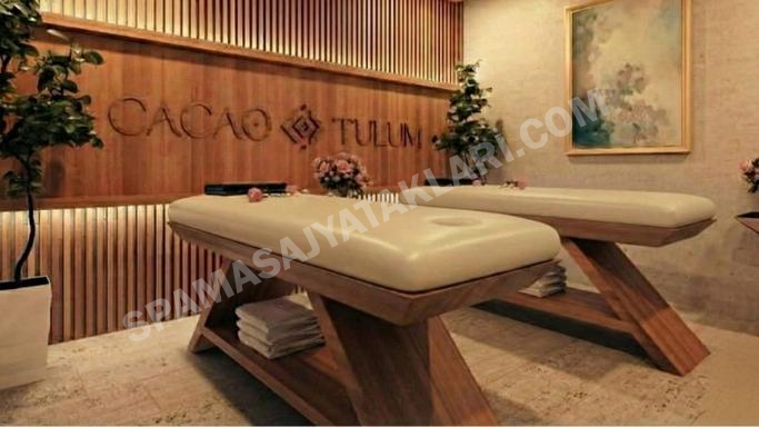 Modern Ahşap Tasarım Spa Yatağı