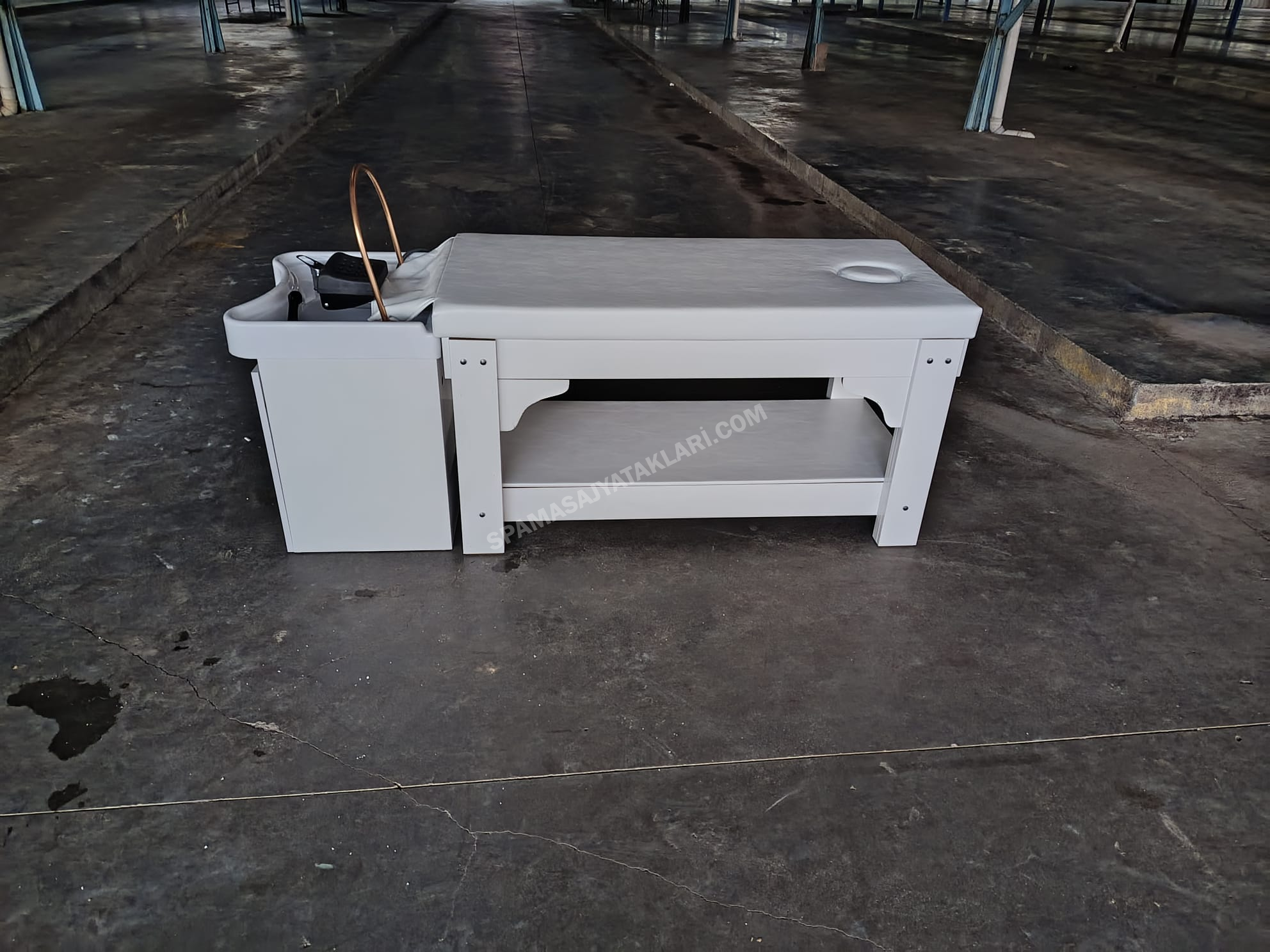 Beyaz Kafa Masaj Yatağı