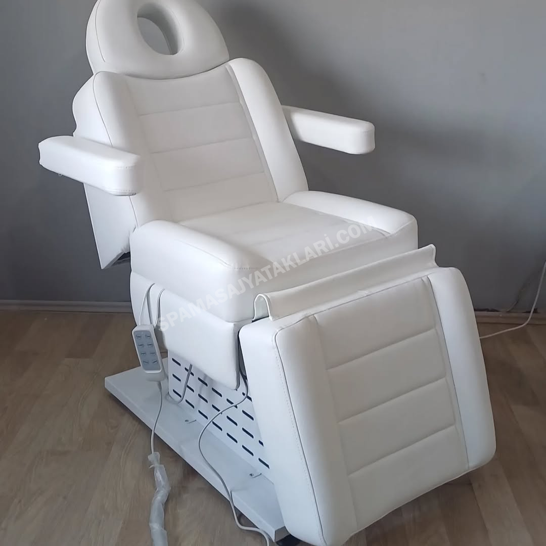 Beyaz 3 Motorlu Sedye 