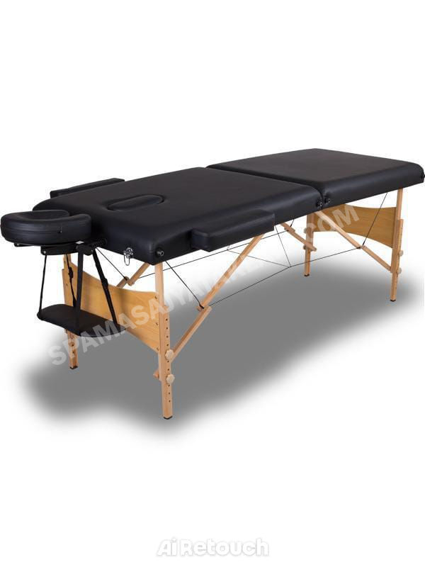 Siyah Katlanır Masaj Yatağı